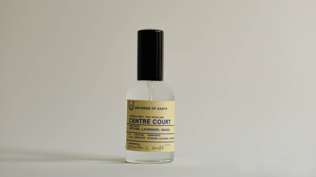 centre court Vetiver, Lavender, and Grass small batch handcrafted fragrance new origin shop