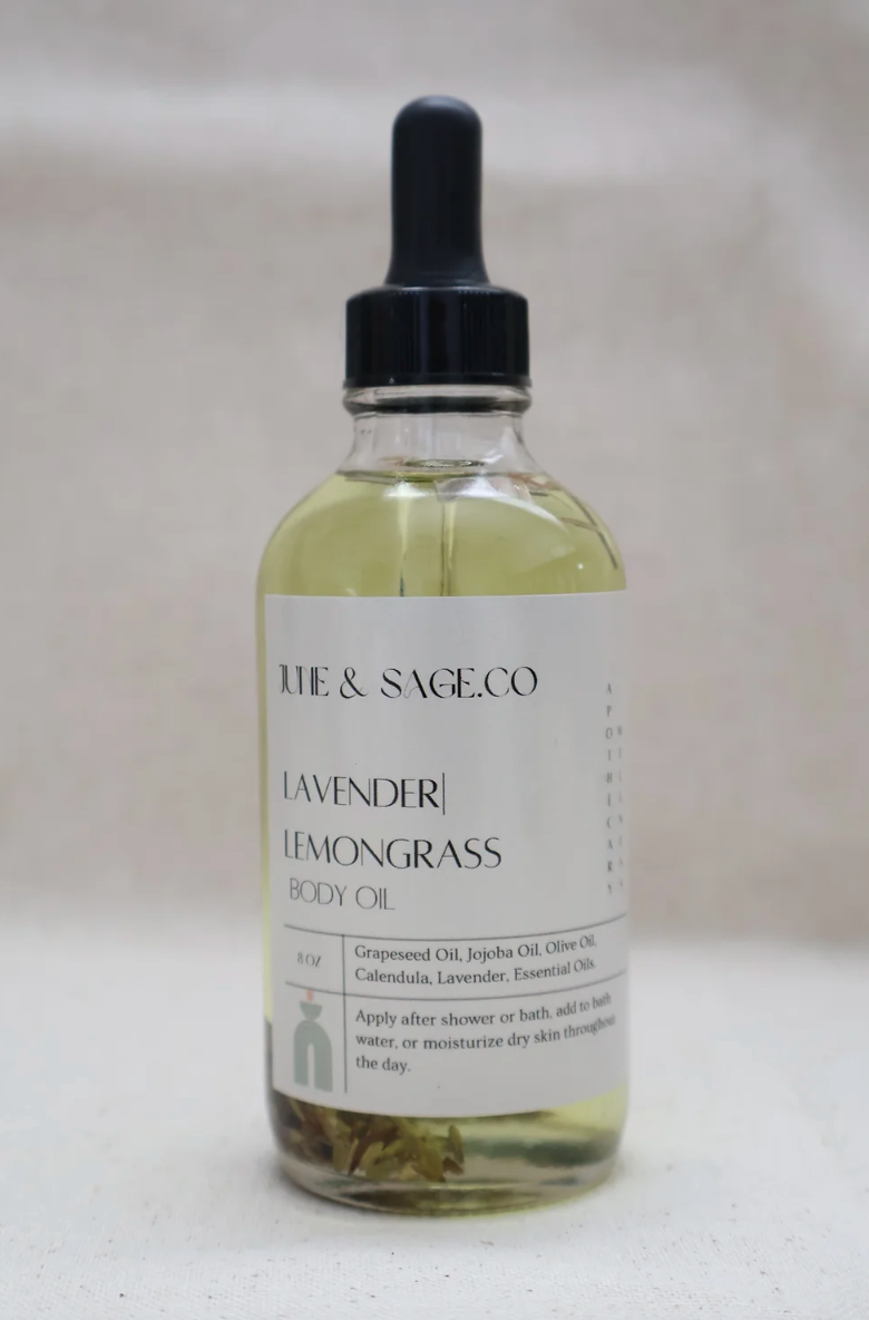 Lavender Lemongrass Body Oil austin texas curated shop